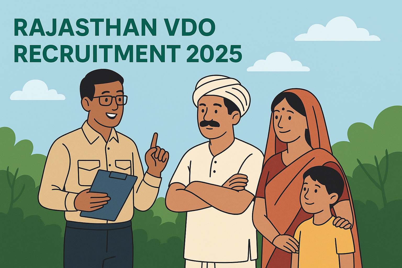 Rajasthan VDO Recruitment 2025 online application, eligibility, and salary details