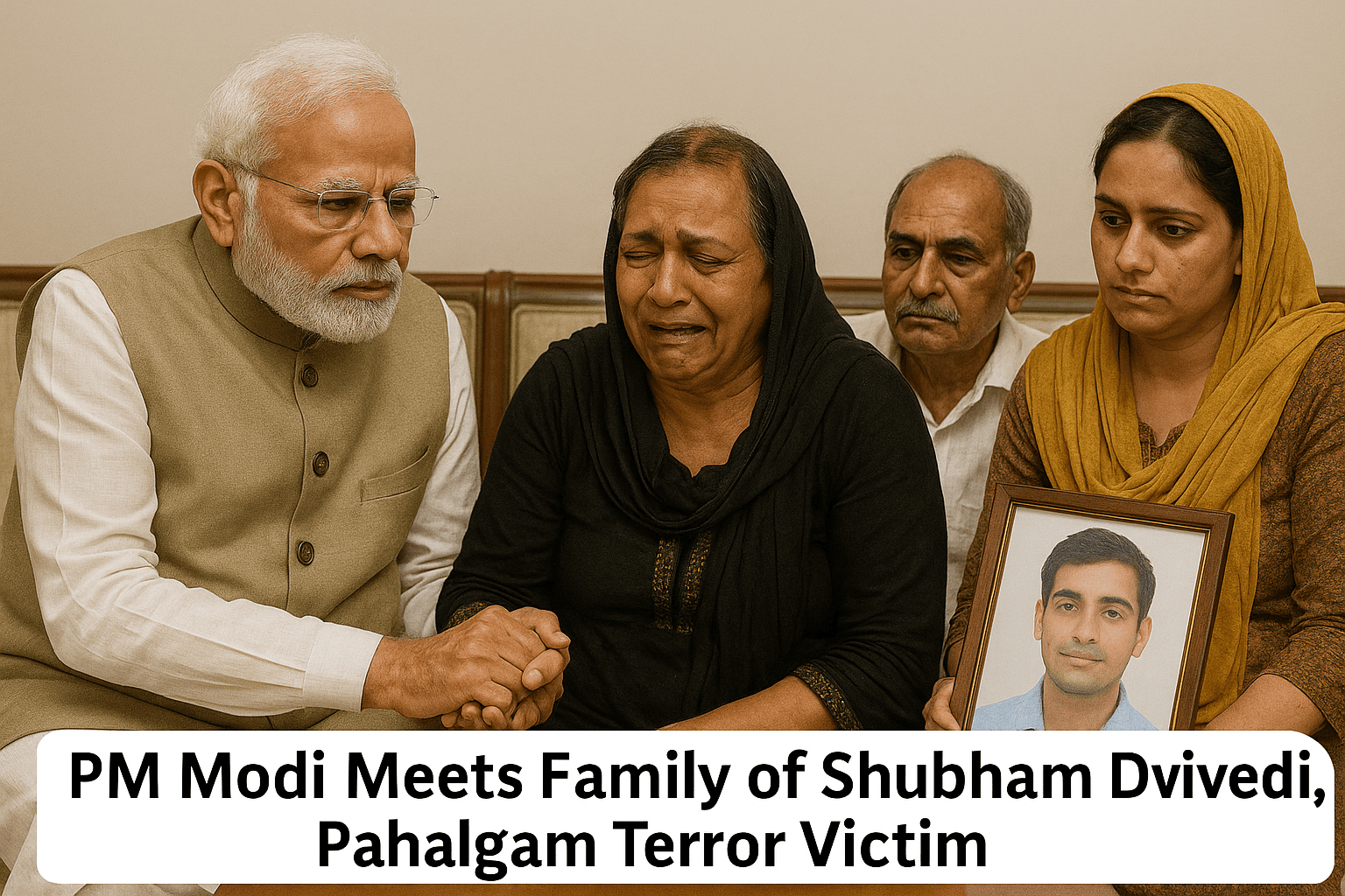 Shubham Dwivedi’s childhood photo framed with candles at home