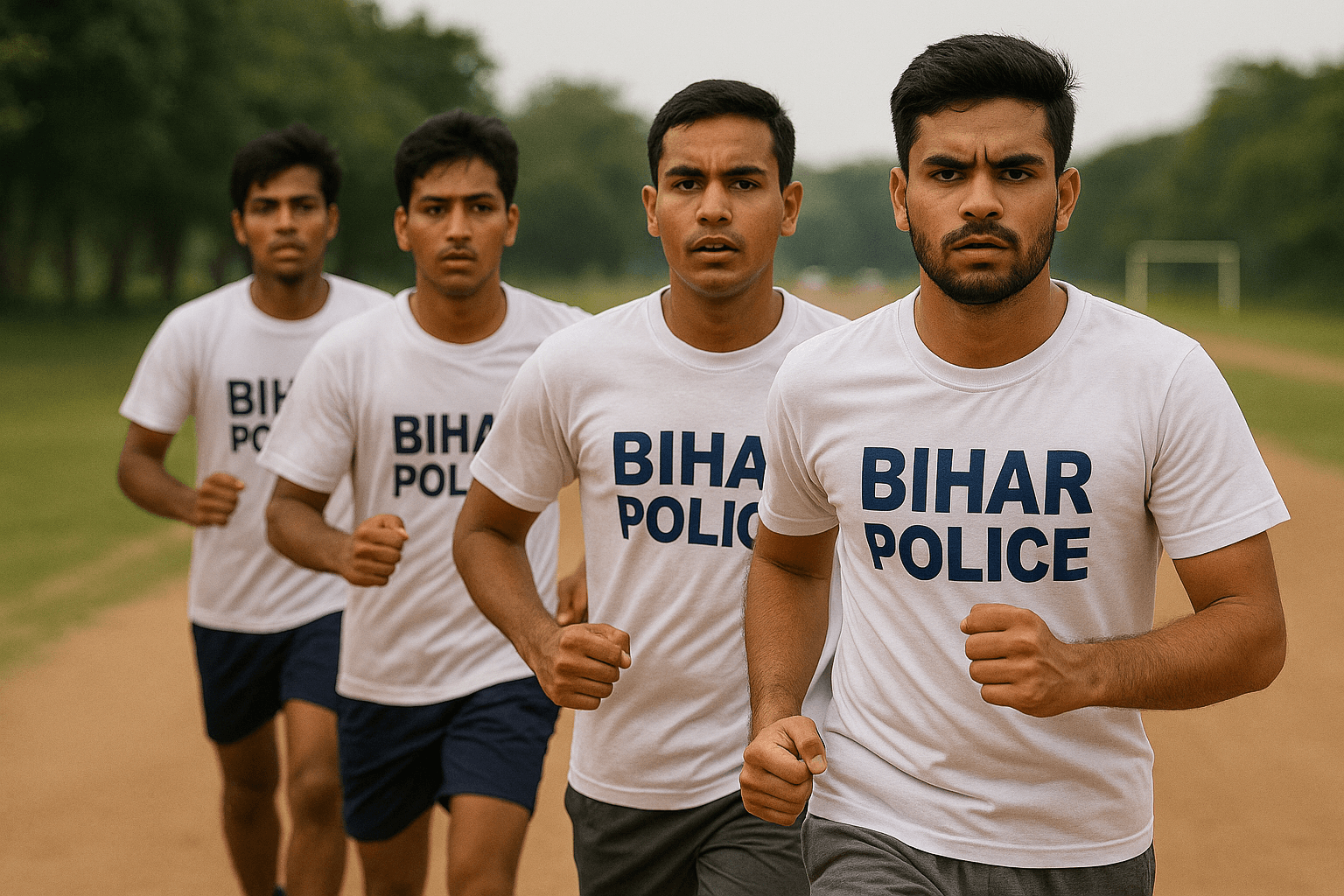 Aspirants preparing for Bihar Police ESI physical test