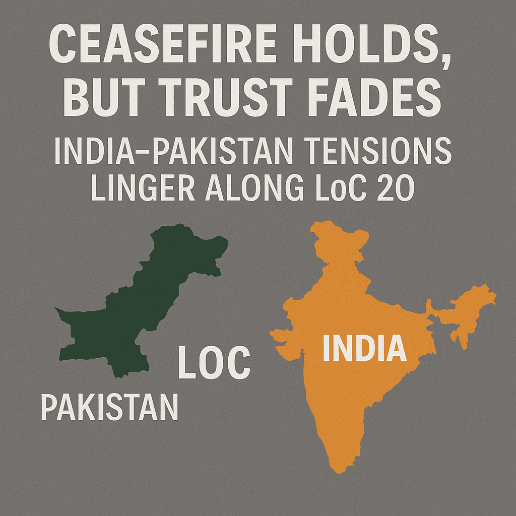 India Pakistan ceasefire tensions at LoC