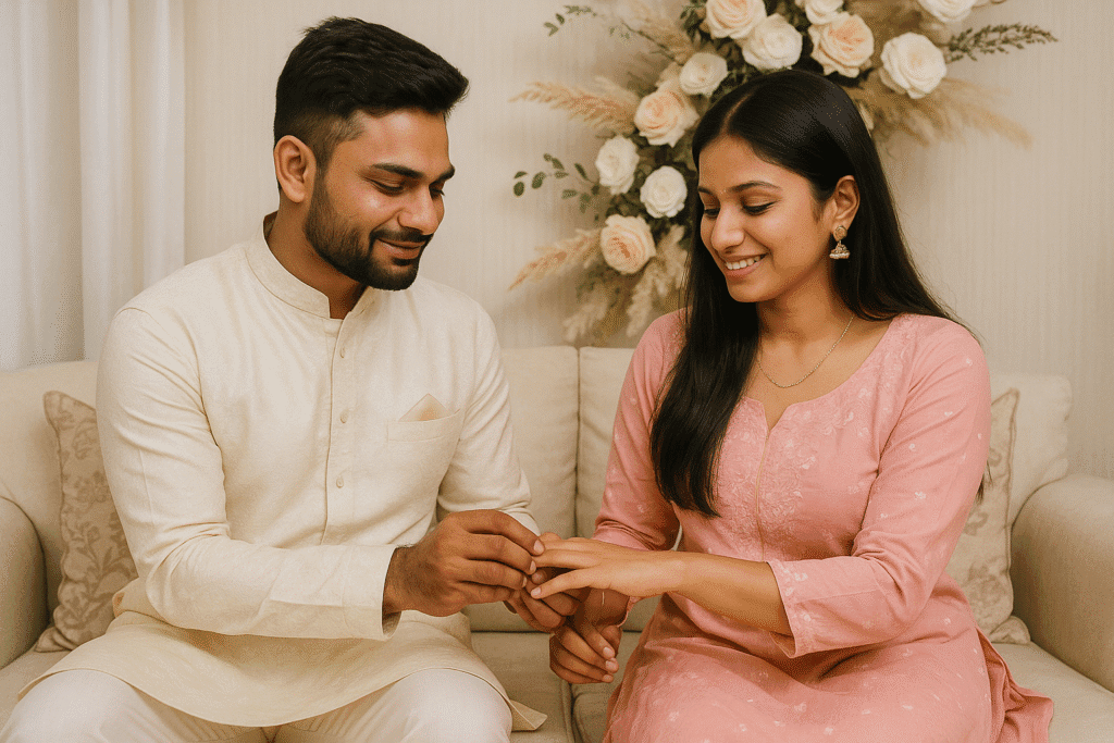 rinku singh priya saroj engagement photo
