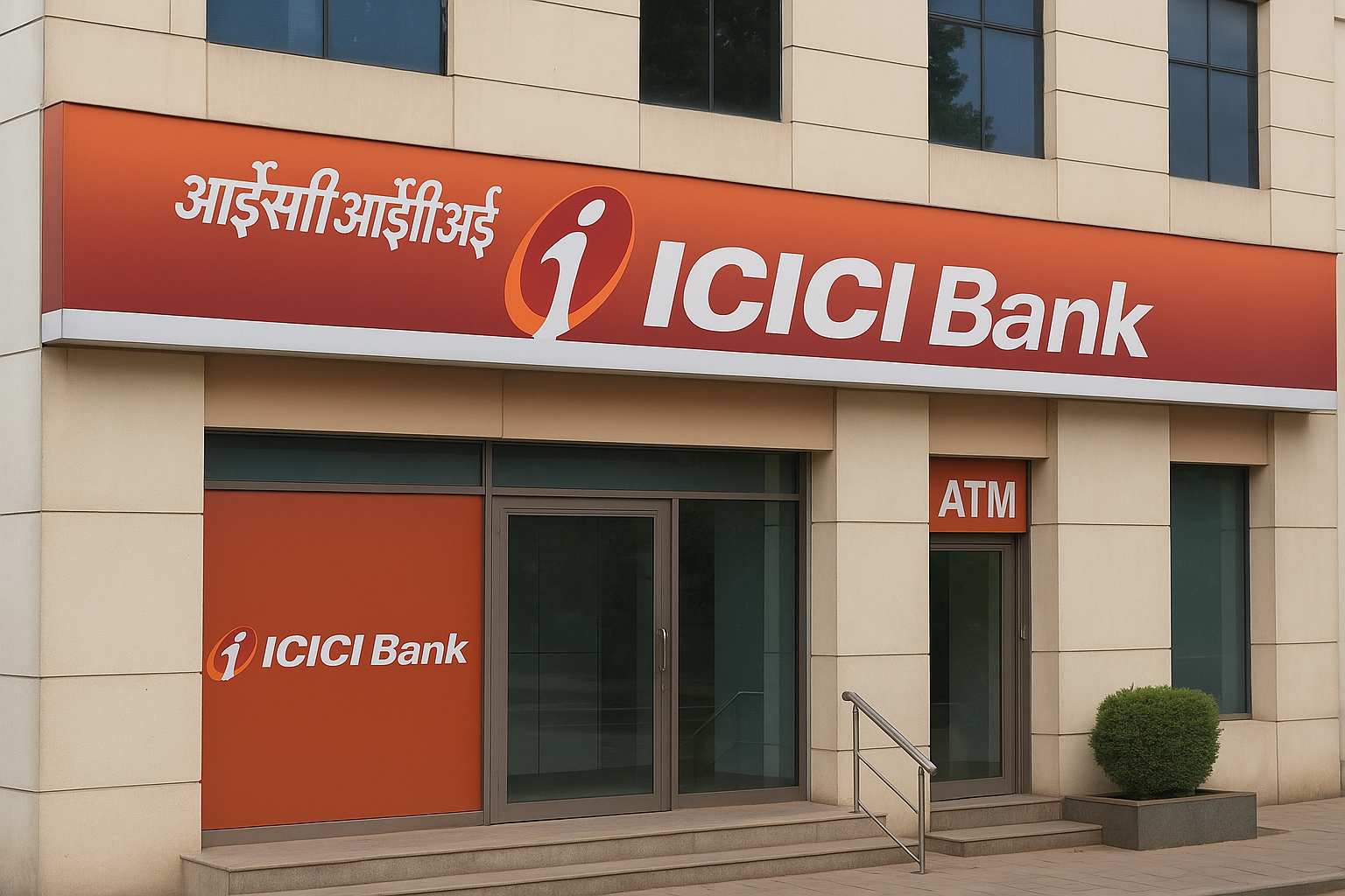 ICICI Bank Kota branch front view”