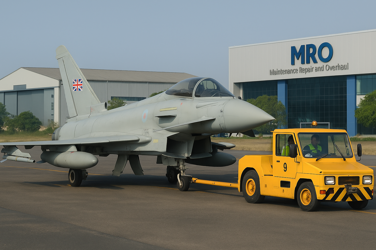 The UK fighter jet stuck in India has been towed away to the Maintenance Repair and Overhaul facility at Thiruvananthapuram airport.