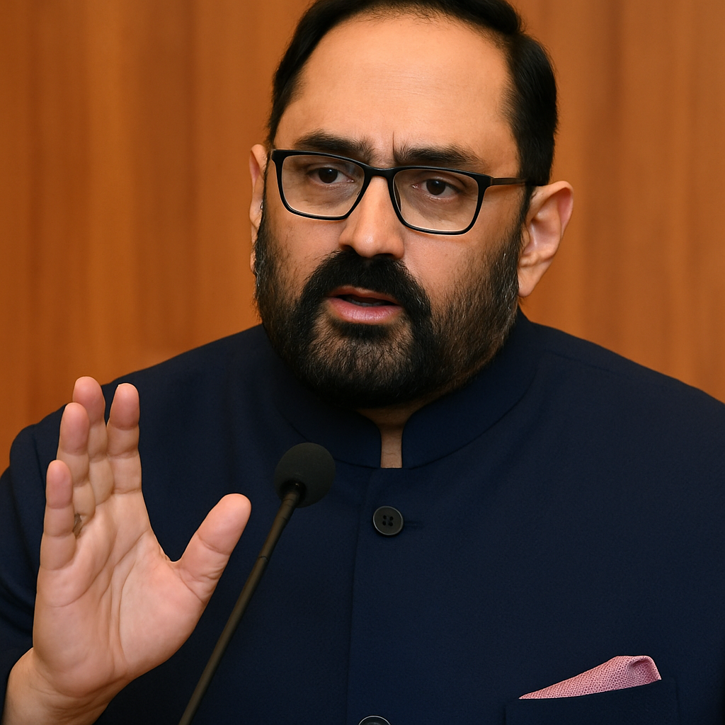 Union Minister Rajeev Chandrasekhar comments on Shubhanshu Shukla return timeline
